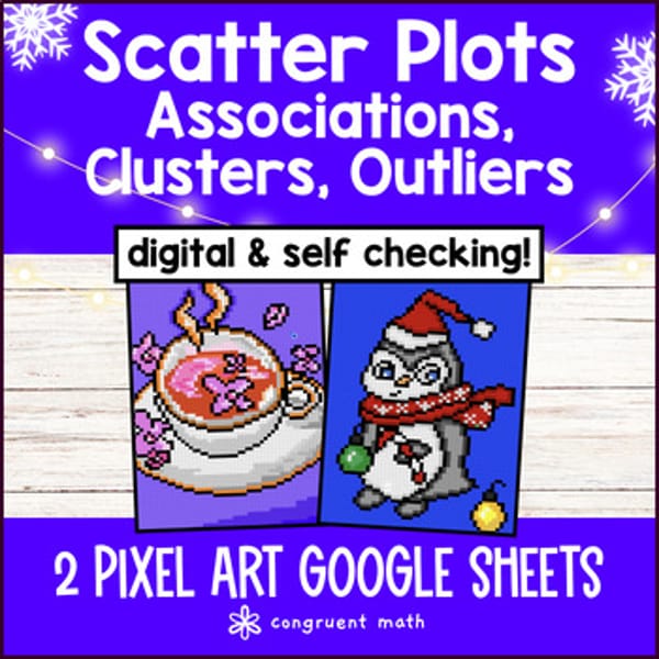 Thumbnail for Associations Trends Scatter Plots Digital Pixel Art Linear Nonlinear [winter]