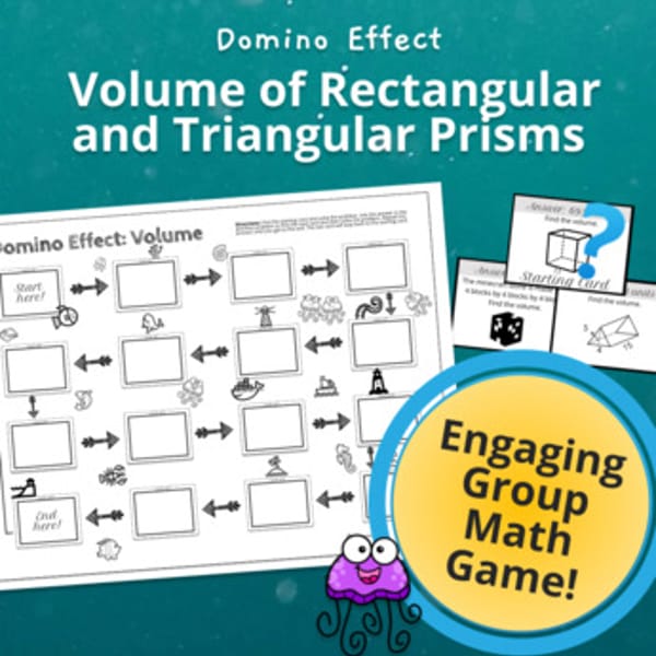 Thumbnail for Volume of Rectangular and Triangular Prisms Activity